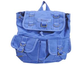Mochila Escolar 2 Bolsas Azul