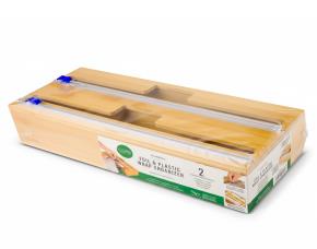 Caja Organizadora De Papel Aluminio (2 Ranuras)