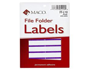Pqte.etiquet.p.folder Morado