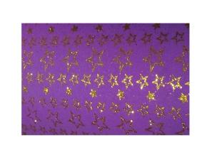 PK.10 FOMI T/C GLITT/DISEN.VIOLETA C/ESTRELLAS