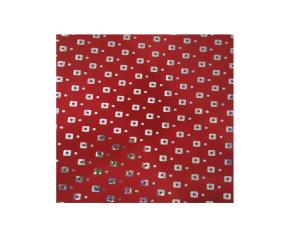 PK.10FOMI ROJA C/TELA 50X70CMHOLOGRAFICA 50X70CM