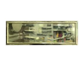 Porta Gafete Dorado 3.25X1.25\