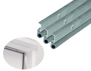 Kit De Sellos Aluminio/Vinil Color Plata 36X84\