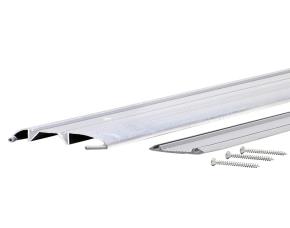 Perfil Bajo De Aluminio Y Vinil 3 3/8X3/4X36\