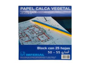 BLOCK 25 HJS PAPEL CALCA 55G TC