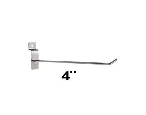Gancho Metal De 4 P/Laminas C/Ranura Slatwall
