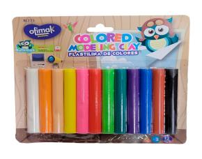 Plastilina Ofimak 12 Colores 160Gr