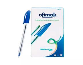 Boligrafo Azul Basic Clasic Ofimak Unidad