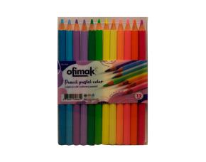 Pak 12 Colores Pastel Ofimak