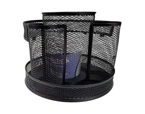 Porta Accesorios D/Oficina D/Malla Metal.negro Ofimak