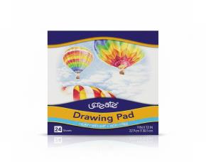 Block De Papel Dibujo Ucreate 24 Hojas 9X12\