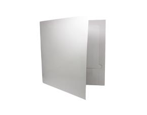 Unidad Folder Plastificado Color Blanco Tamaño Carta 9-1/2\