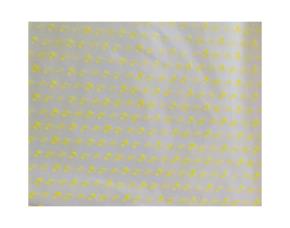 Paquete 50 Pliegos Papel Celofan Con Diseños Puntos Amarillos 1-2 Colores 76X100Cm