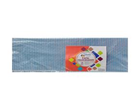 Unidad Pliego Papel Celofan Decorativo Con Diseños Puntos Azules 1-2 Colores 76X100Cm