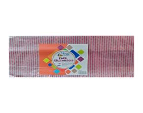 Paquete 50 Pliegos Papel Celofan Con Diseños Puntos Rojos 1-2 Colores 76X100Cm