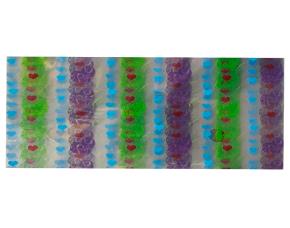 PAQUETE 50 PLIEGOS PAPEL CELOFAN DECORATIVO CON DISEÑOS CORAZONES 3 COLORES 76X100CM