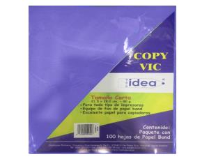 Pk.100 Pap.copy Vic T/C Azulfuerte