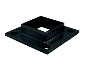 Base Cuadrada Acero Inox Negro Mate 304 , 50X50Mm