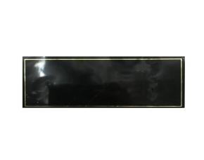 Placa Metal 2.5X6.5\