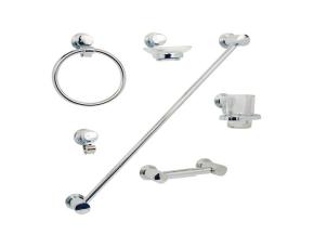 Juego Accesorios Para Baño Acabado Cromado