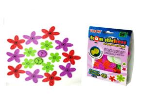 Pk.48Pcs Fomi Adhes.flores