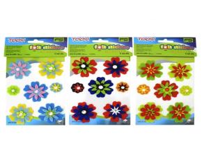 Pk.7 Fomi Adhesivo Flores