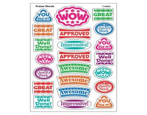 Set 176 Sticker Praise Wordspalabras De Elogio