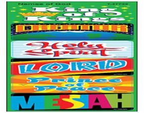 Pqt 30 Sticker Nombre De Diosnames Of God