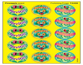 Pqt 60 Sticker Ranasesencia Piña