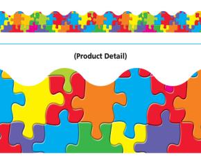 Pqt 12 Bordes Pza Rompecabezacolores 2.5X39\