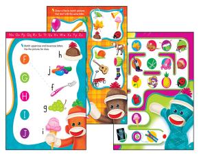 Libro My Alphabet Fun Sock Monkeys 28Pag 8.5X11\