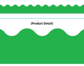 Pqt De 12 Bordes Verdes2.5X39\
