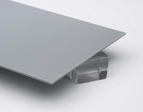 Lamina Acrilica Gris Osc.3Mm 48X96