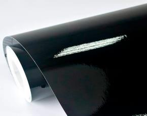Rollo Vinyl Negro Brillante 1.22X50Mts (Garantia 3-5 Años)