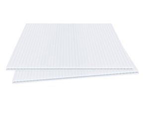 Lamina Coroplast Tipo Panal Blanca 2X4 Pies