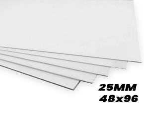Lamina Pvc Blanc 25Mm 48´´X96´