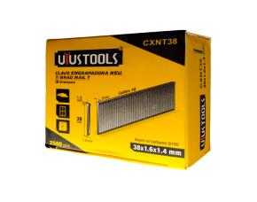 Caja 2500 Clavo Engrapadora Neu. T/Brad Nail T-38Mm