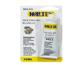 Pasta De Silicon Rtv Blanco 70 Ml, Waltek