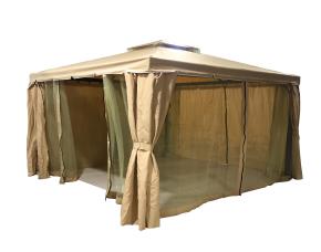 Carpa Beige Con Puertas Protectoras Contra Insectos, (Sa020) 3X3Mts, 2.7 Mtts De Altura