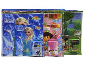 Set De Libro Y Crayones