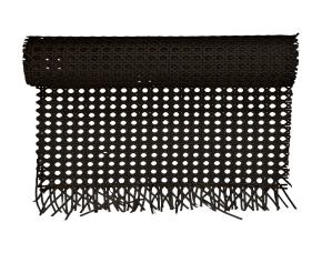 Rollo De Rattan Sintetico Negro 36\