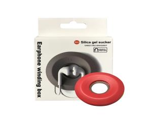 Enrollador Organizador De Cable Rojo