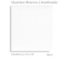 Cja. 2.23M2 Ceramica  (Pei4) 33X46Cms 15 Pzs Quartzo Blanco
