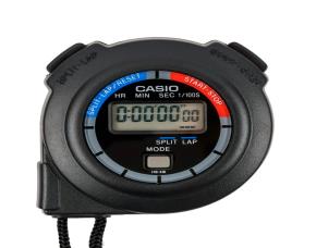 Cronometro Casio 1/100 Segundo-10 Horas Diseño Ergonomico No Imperbeable (Hs-3V-1Rdt)