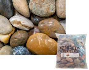 BOLSA PIEDRA DECORATIVA MIXTAS PULIDAS 3-5CM