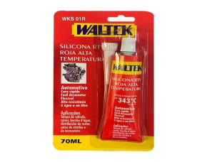 Pasta De Silicon Rtv Rojo 70 Ml Alta Temperatura, Waltek